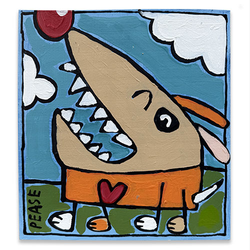 Ken Pease 11x12 TZ Dog Chunk WP5559